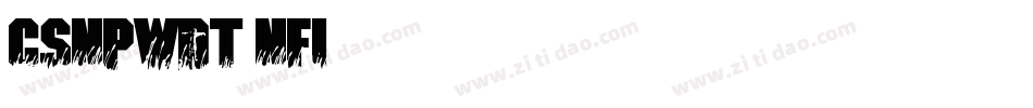 CSNPWDT NFI字体转换